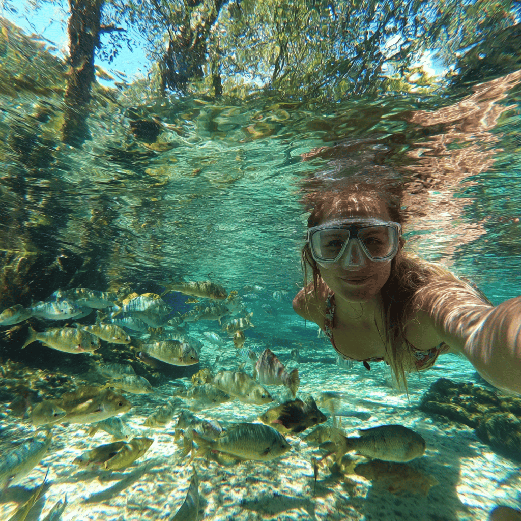 Snorkeling Rio da Prata underwater view