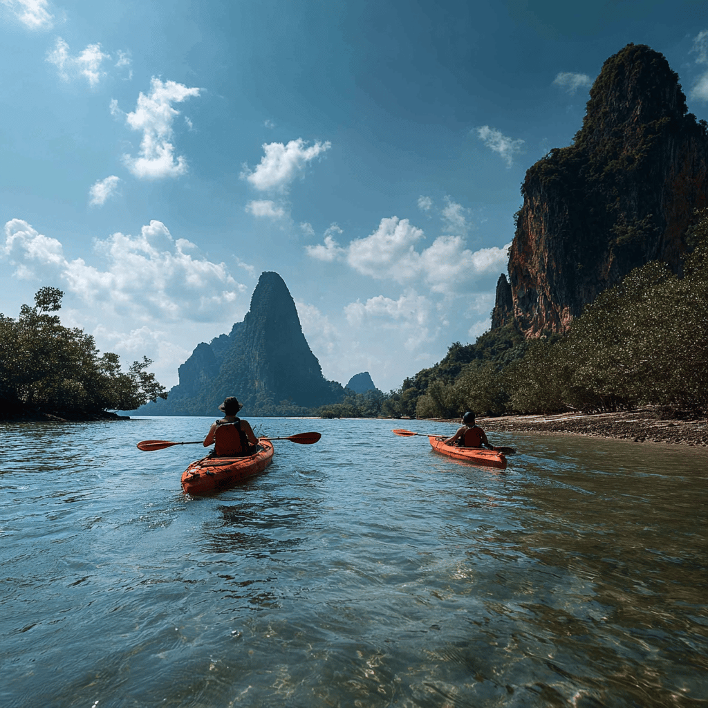 Phang Nga Bay sunset view