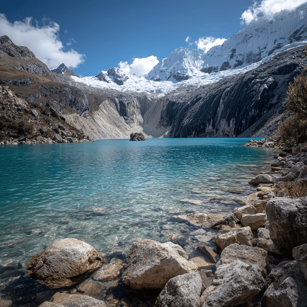 Huascaran National Park panoramic view