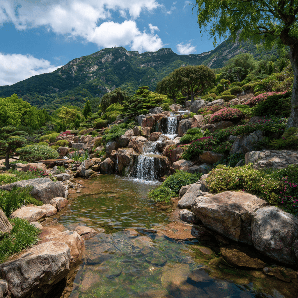 Kobe Nunobiki Herb Garden panoramic view