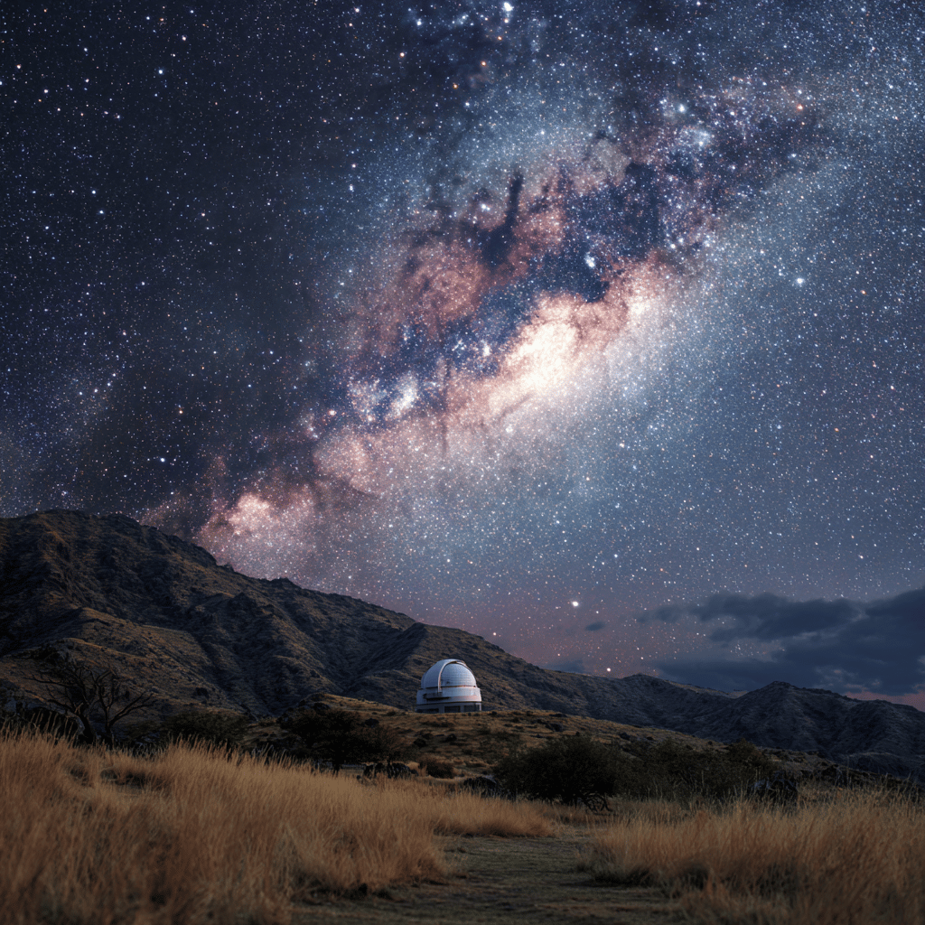 Mamalluca Observatory at night
