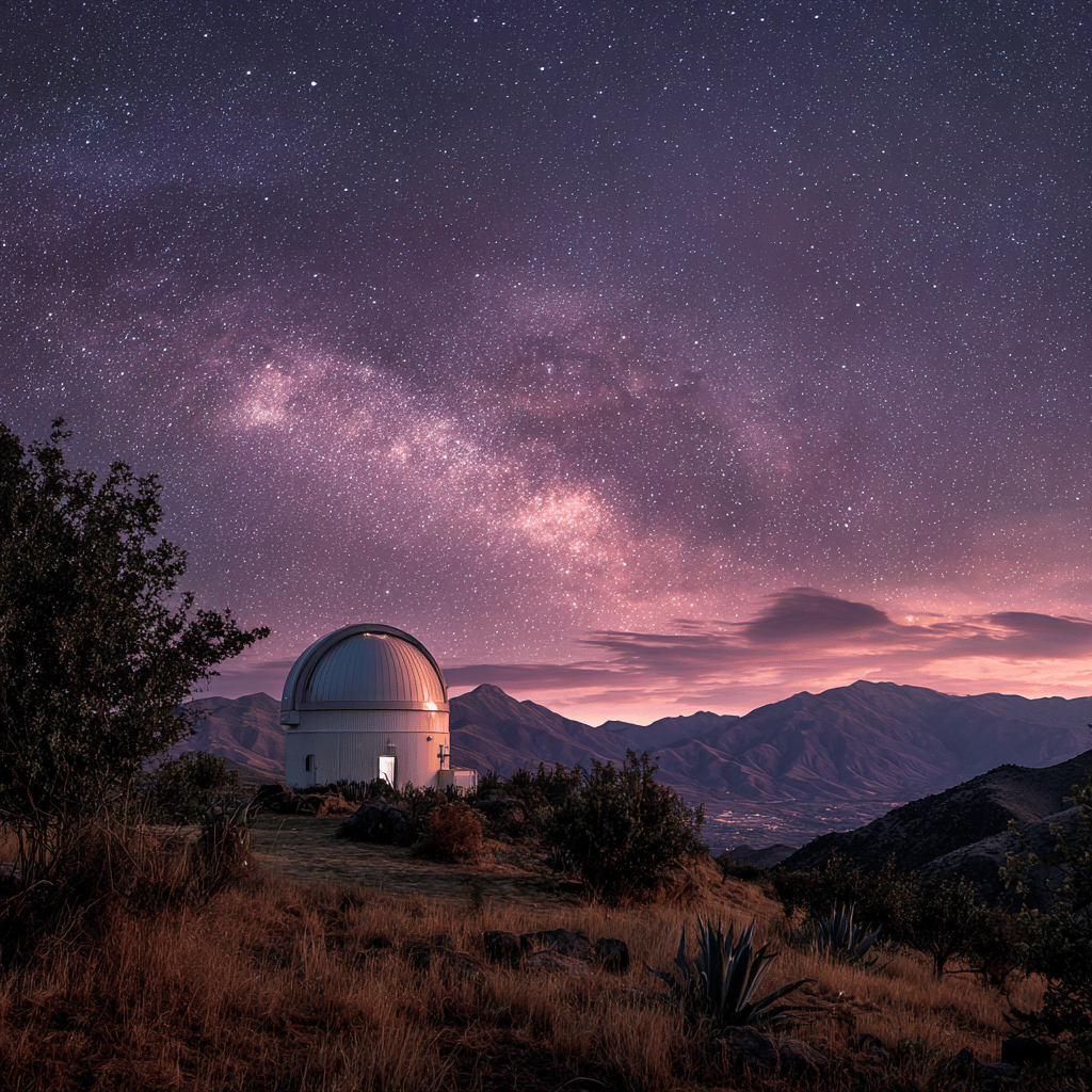 Stargazing group at Mamalluca Observatory