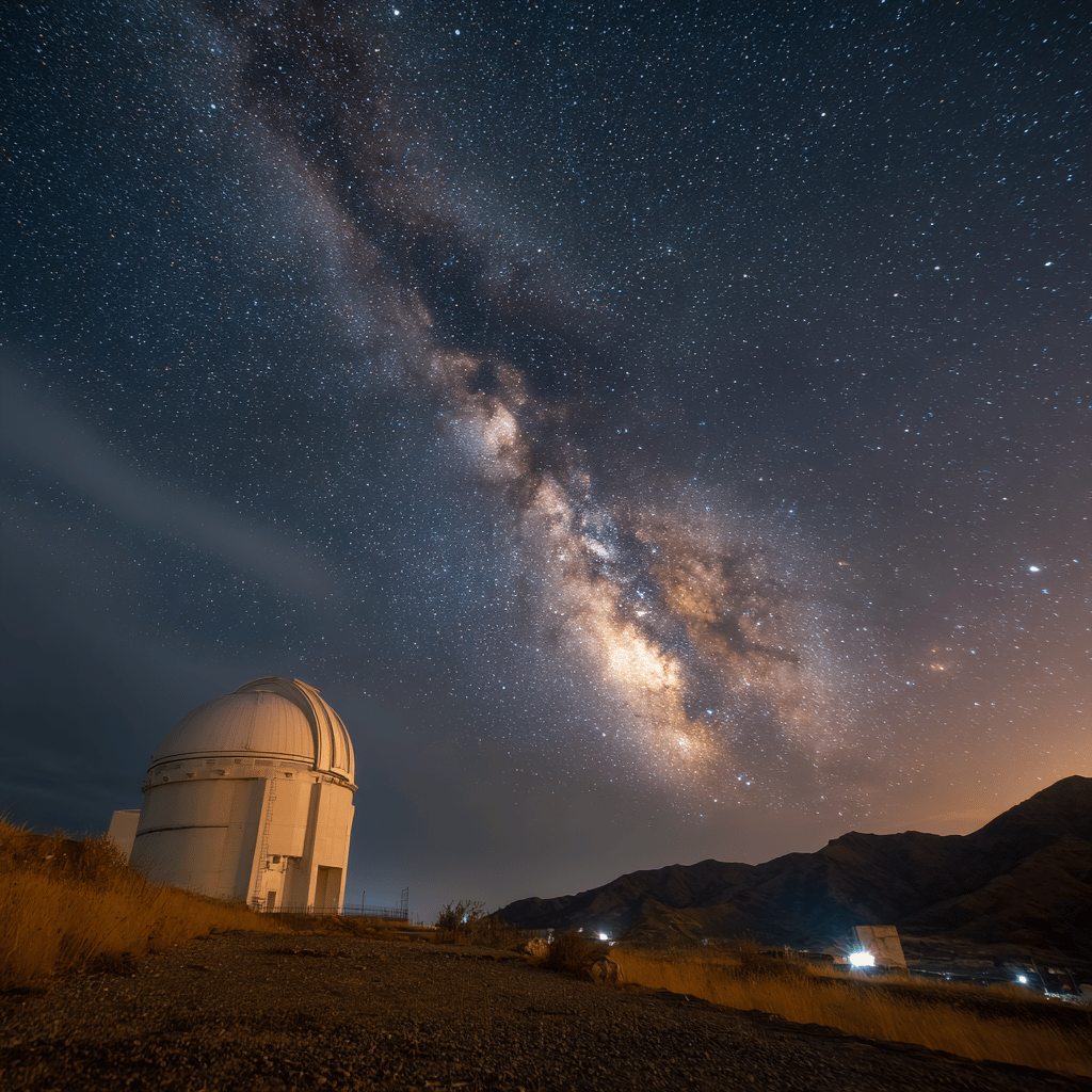 Night sky camping at Mamalluca Observatory